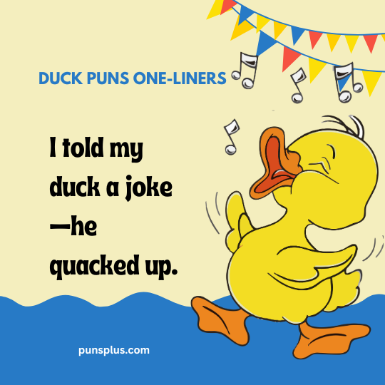Duck Puns one liner